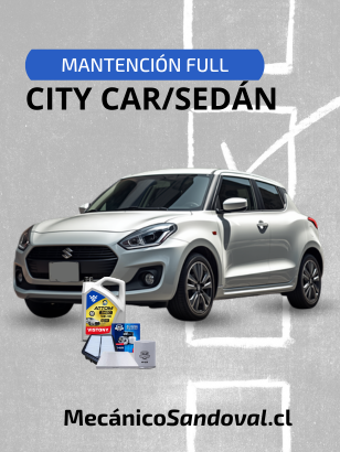 Mantención Full 10.000 km para [City Car / Sedan]